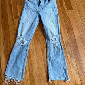 MOTHER The Insider Crop Step 
gorgeous and soft!